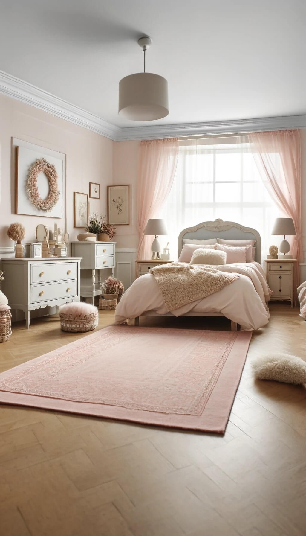 Pale Pink Rugs