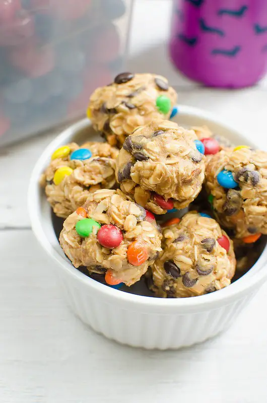 No Bake Trail Mix Energy Bites