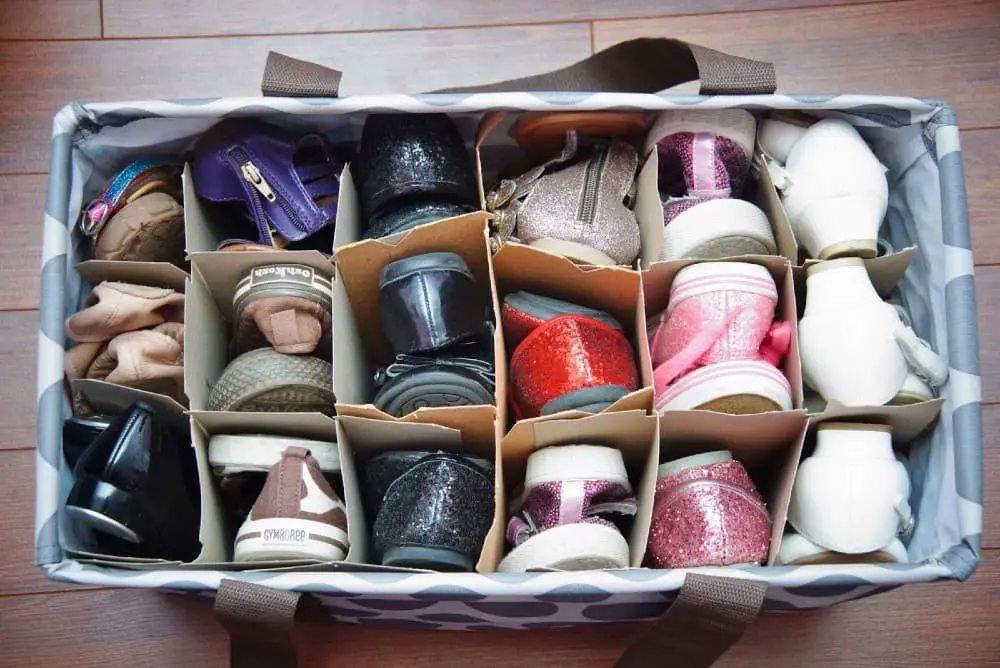 Handmade Shoe Cubbies for Tote Bags