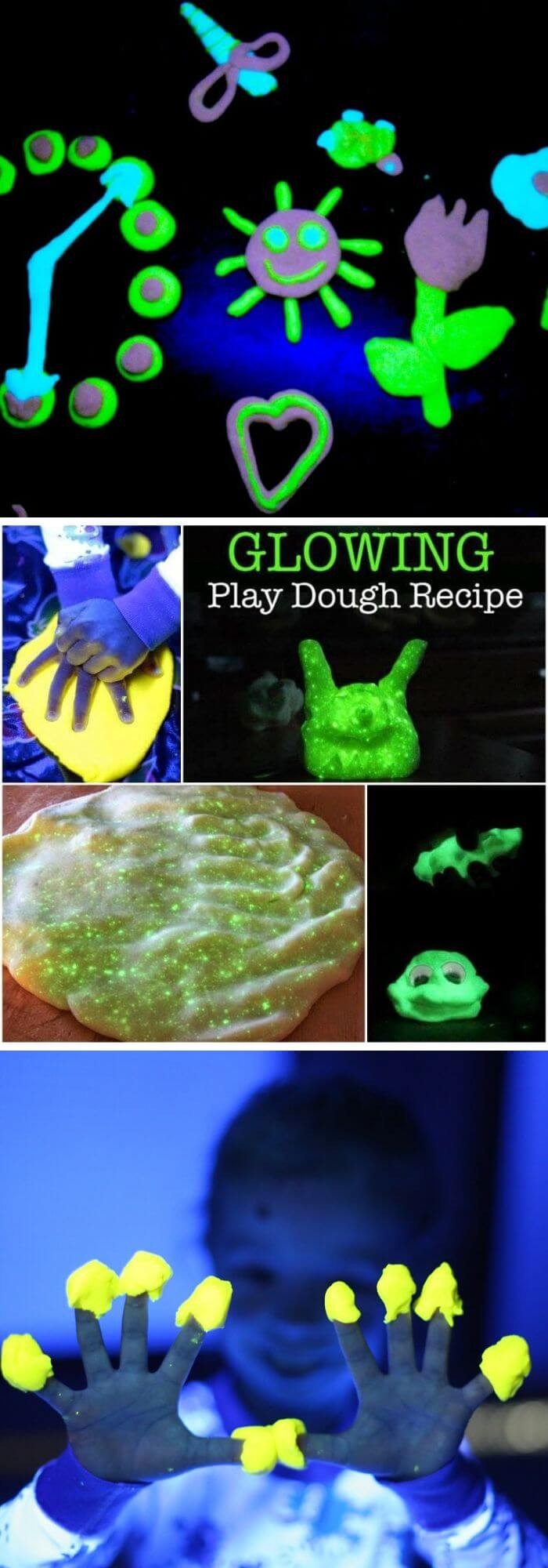 Surprise your kids with shinny playdough