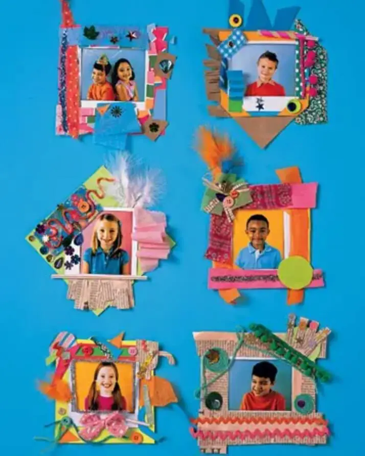 Paper photo frames