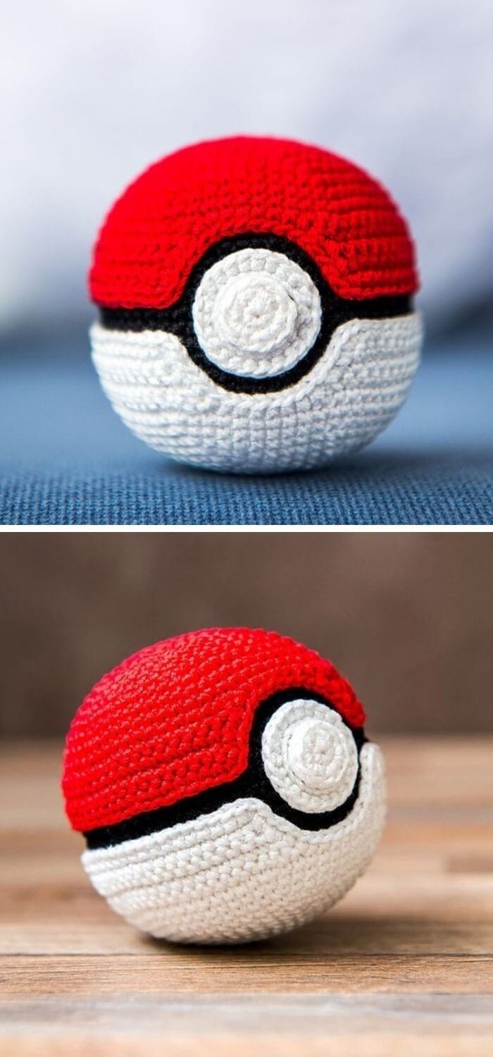 Crochet poke ball pattern