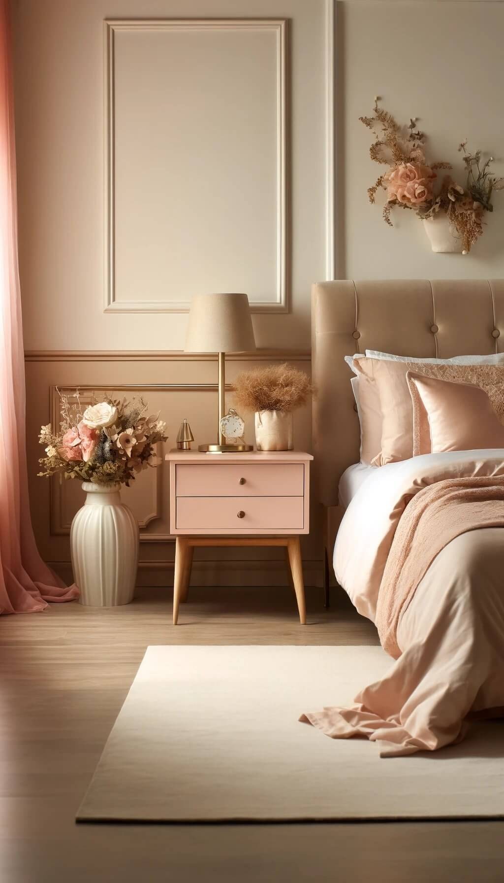 Blush Pink Nightstand