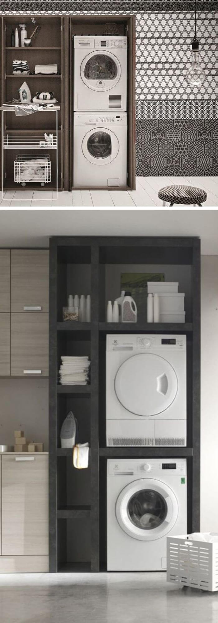 #10. Laundry cabinet