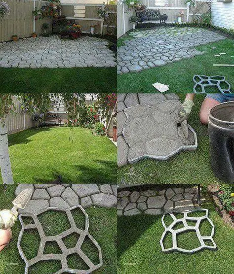 DIY stone concrete