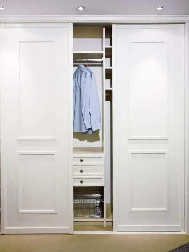 Pocket closet door