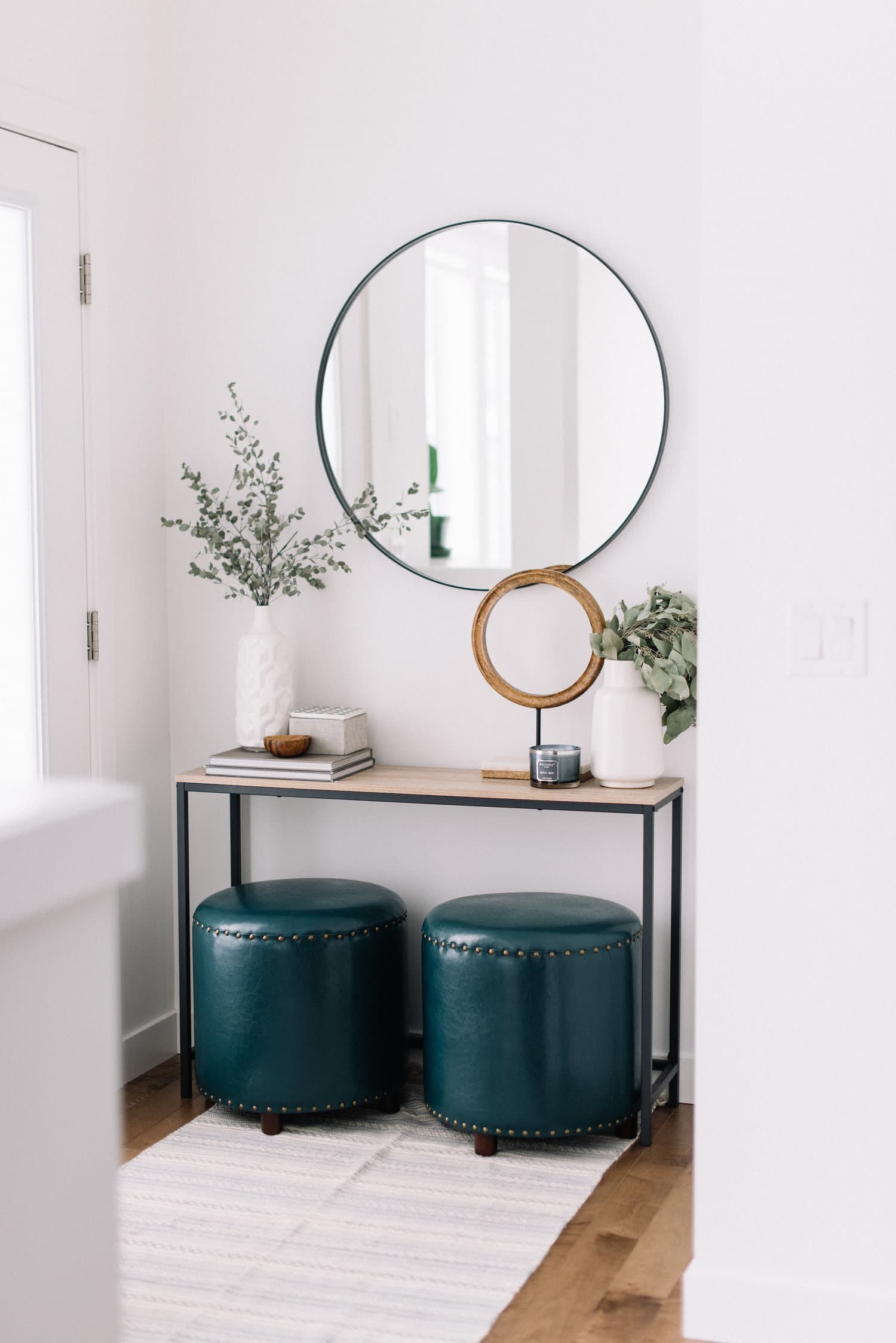 Sleek and Small Entry Table