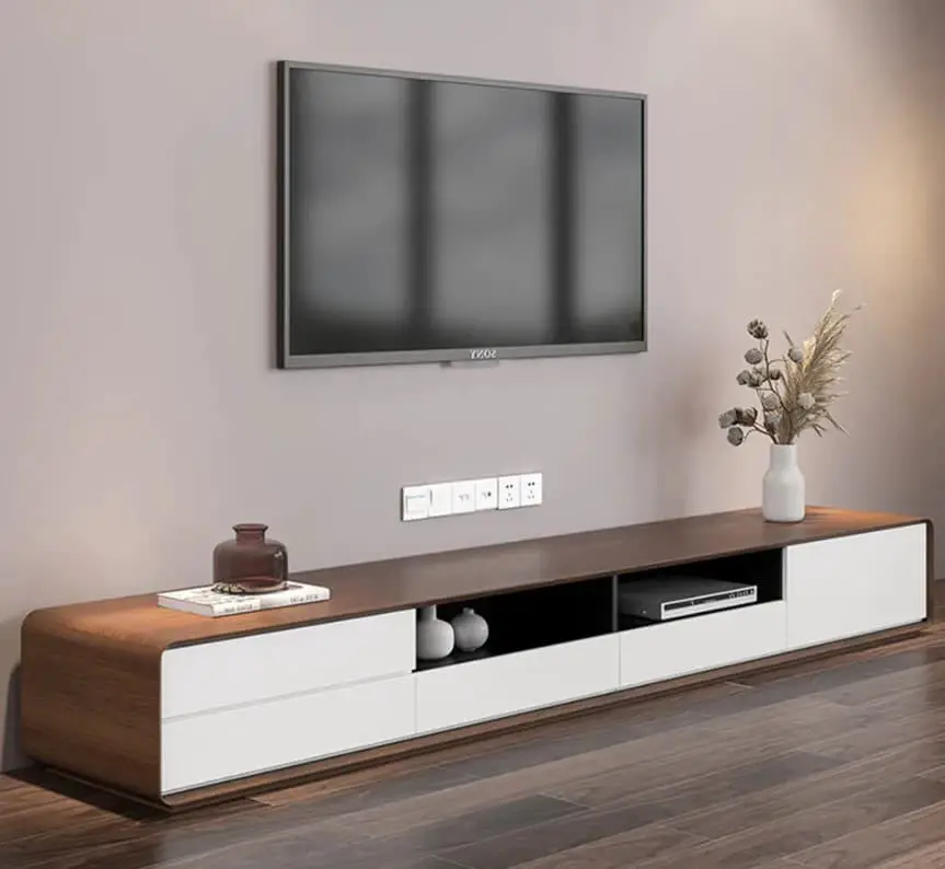 Povison Donicy Wood Lowline Media Console