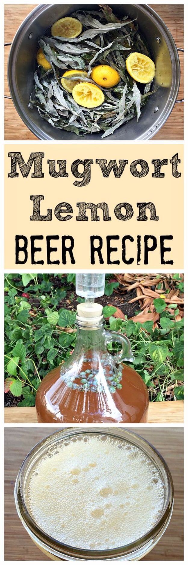 Mugwort Lemon Beer