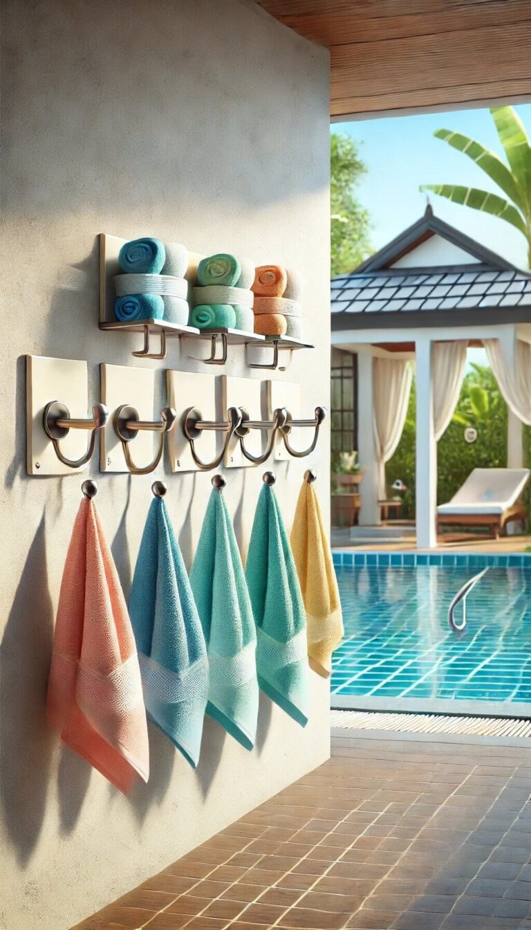 15 Clever Pool Towel Storage Ideas To Keep Your Poolside Tidy