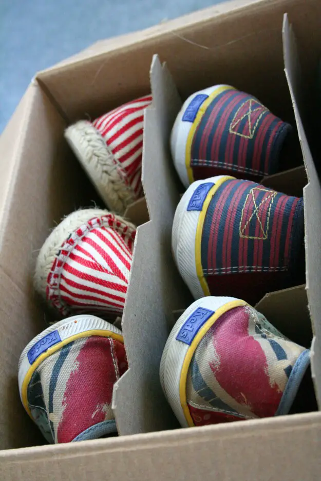 Make Use of Wine Boxes to Organize Your Shoes In