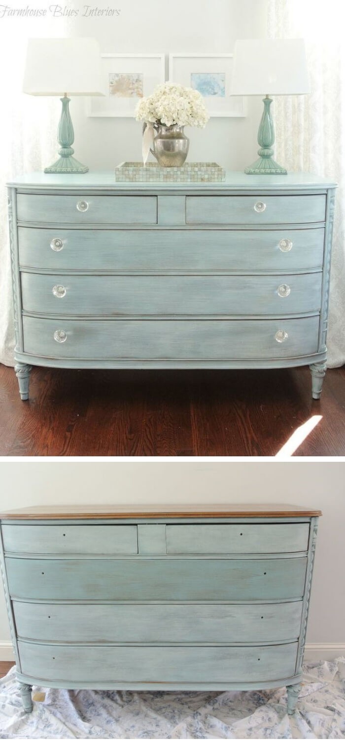 #2. Spring Painted Dresser