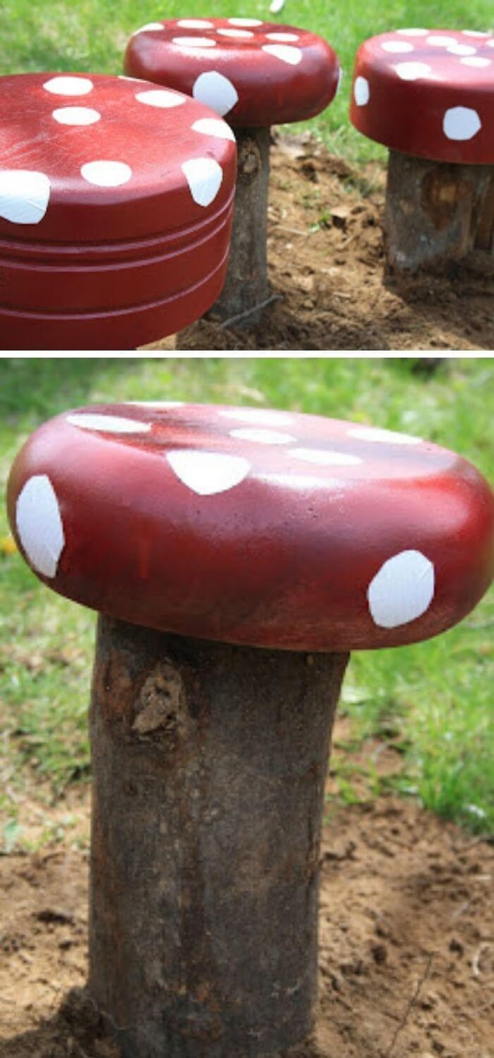 Adorable DIY footstools