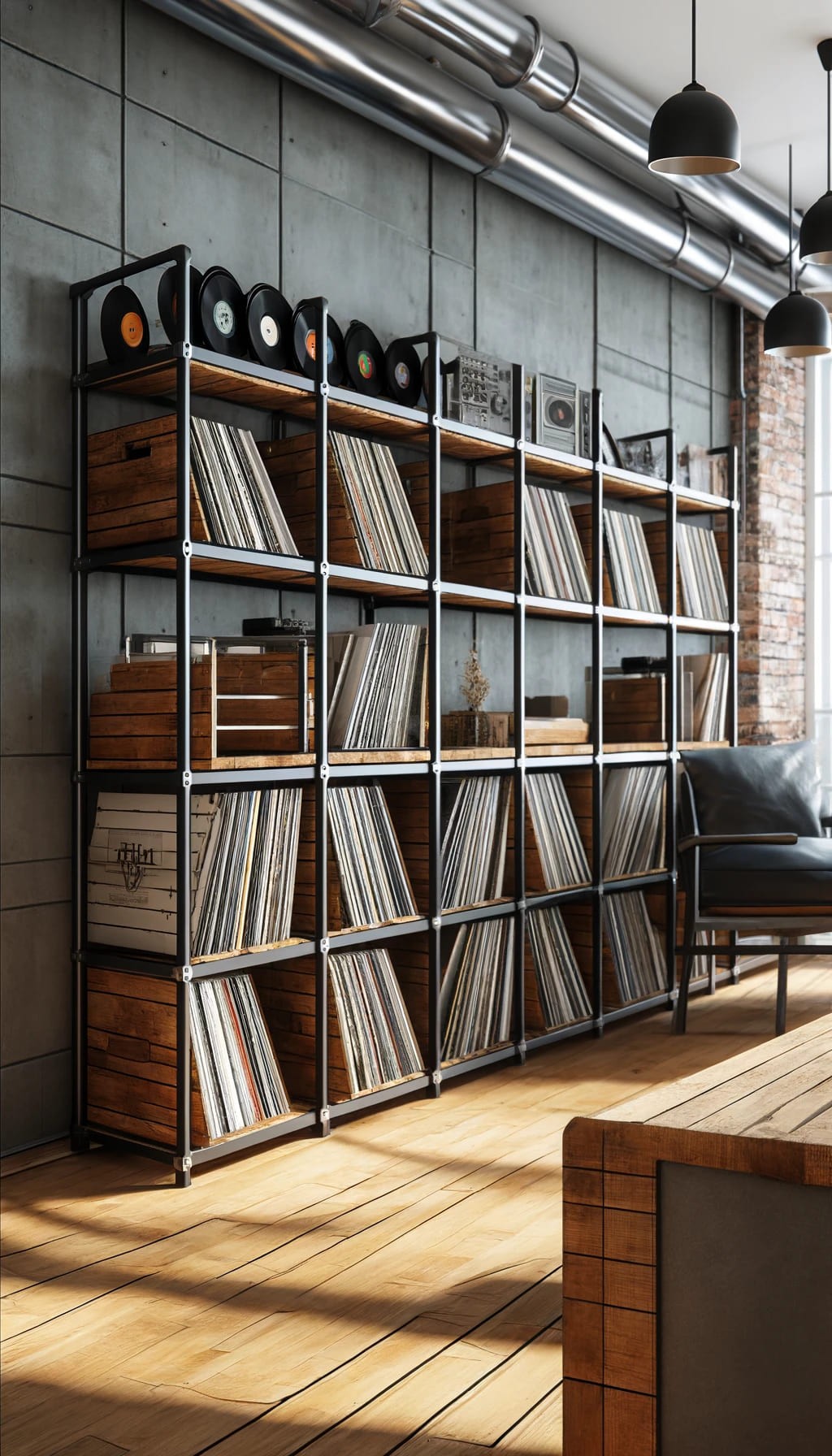 Industrial Style Shelving