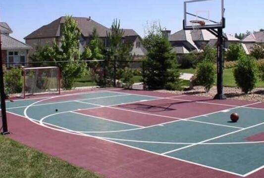 Go for a Textured Basketball Court